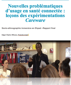 Projet Careware (IoT, grande vieille dépendante, ‘cognition distribuée’)